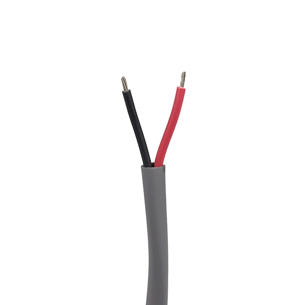 18 AWG 2 Conductor CMG Communication Cable, 300V, Unshielded, 10 ft Length